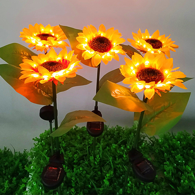 Sunflower lamp