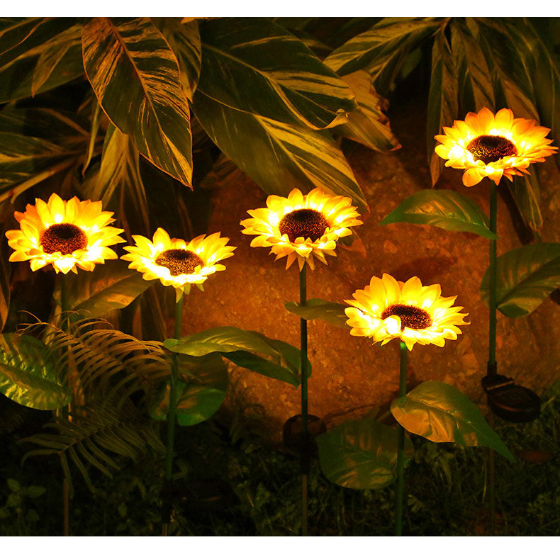 Sunflower lamp
