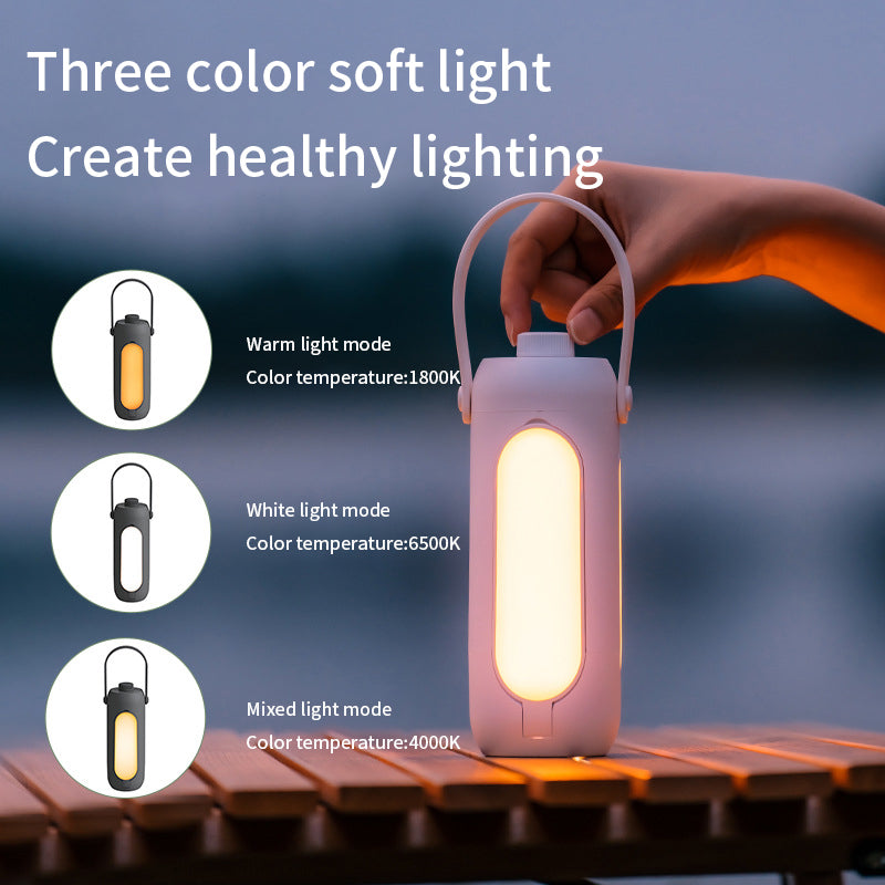 Outdoor folding camping lamp