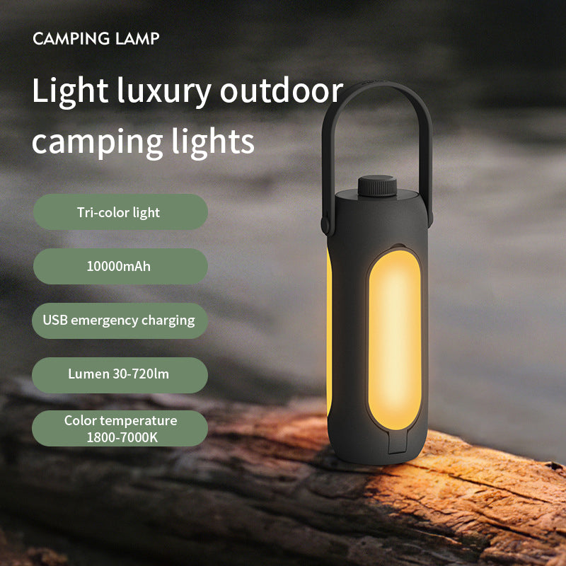 Outdoor folding camping lamp