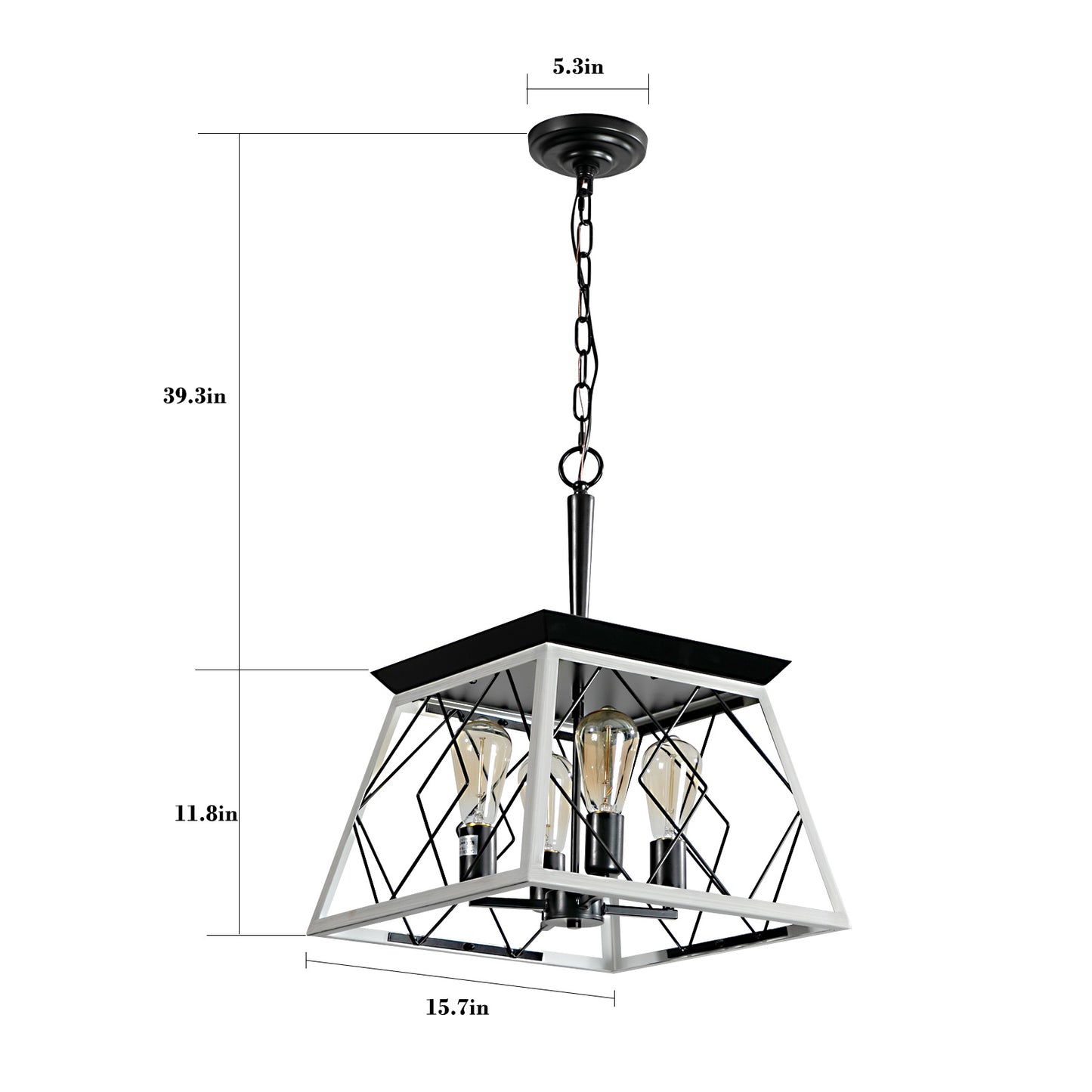 4-Light Farmhouse Chandeliers