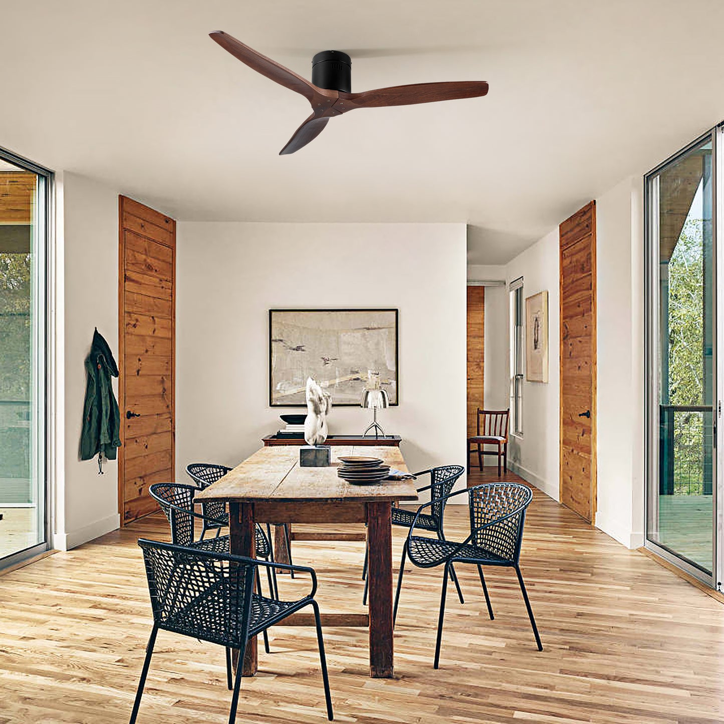 Rustic Ceiling Fan without light