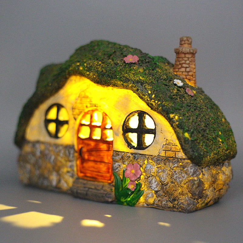 Transparent house garden night light