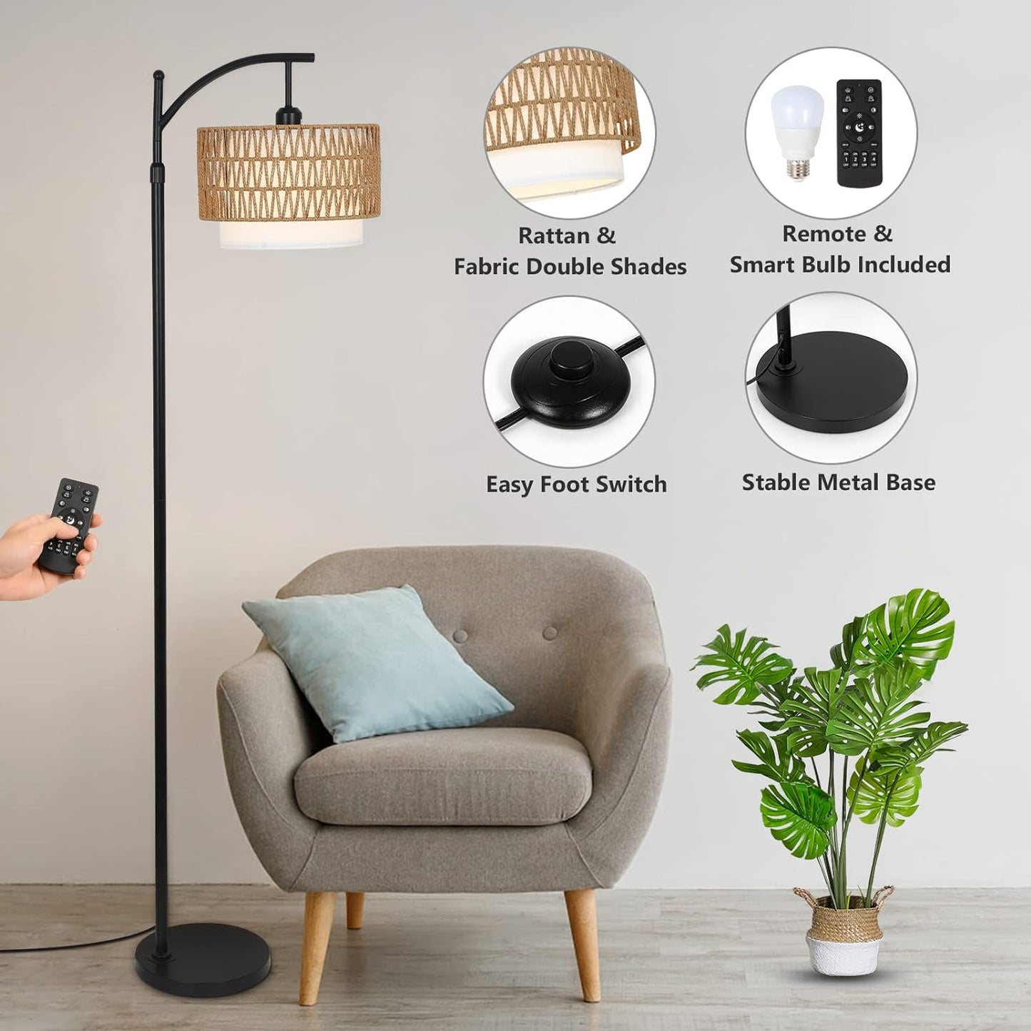 Arc Floor Lamp straight shaped