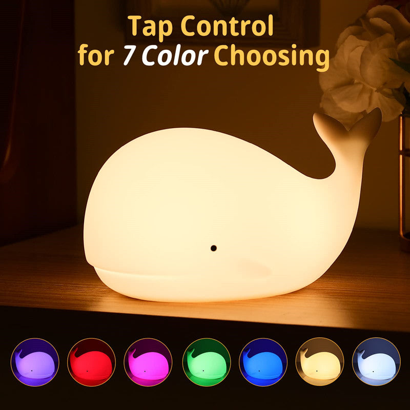 Whale night light