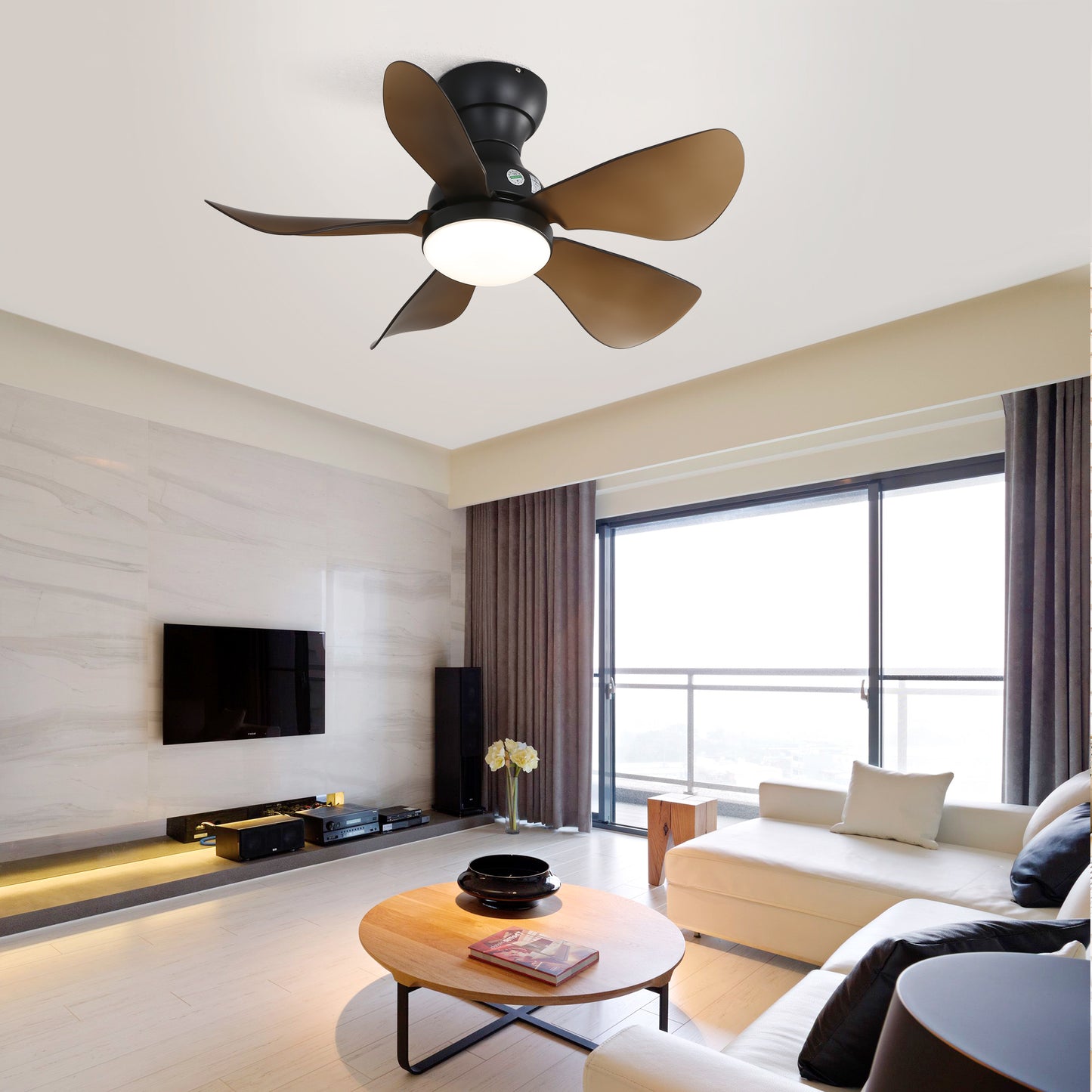 Low Profile LED Ceiling Fan
