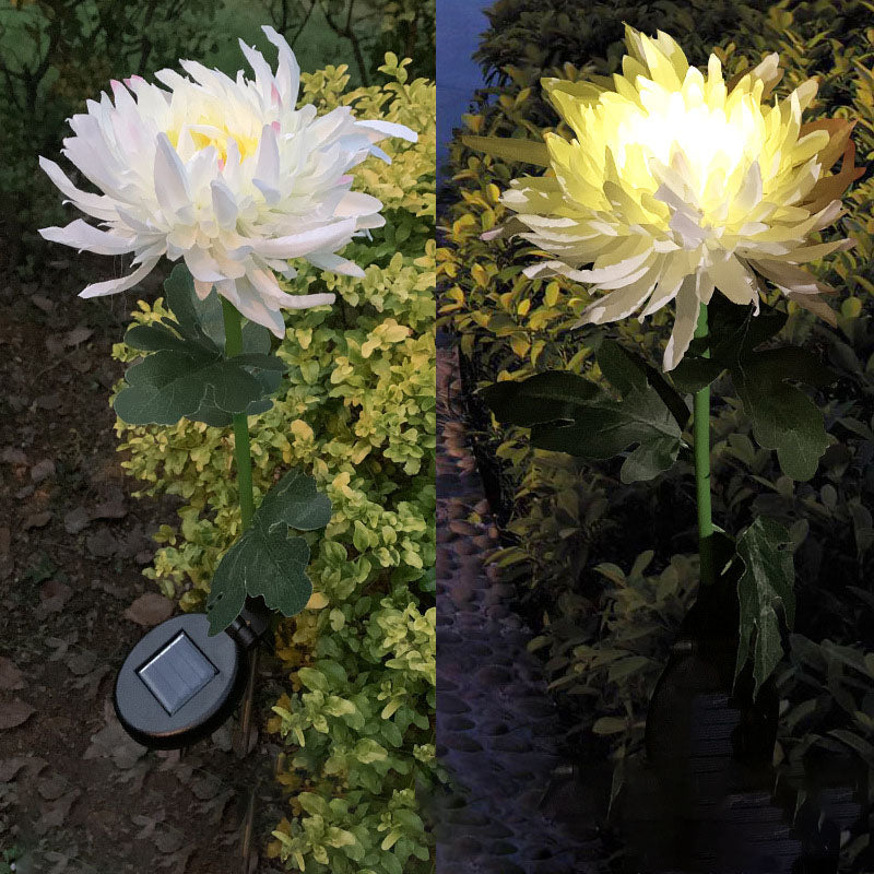 Solar Chrysanthemum Garden Lamp