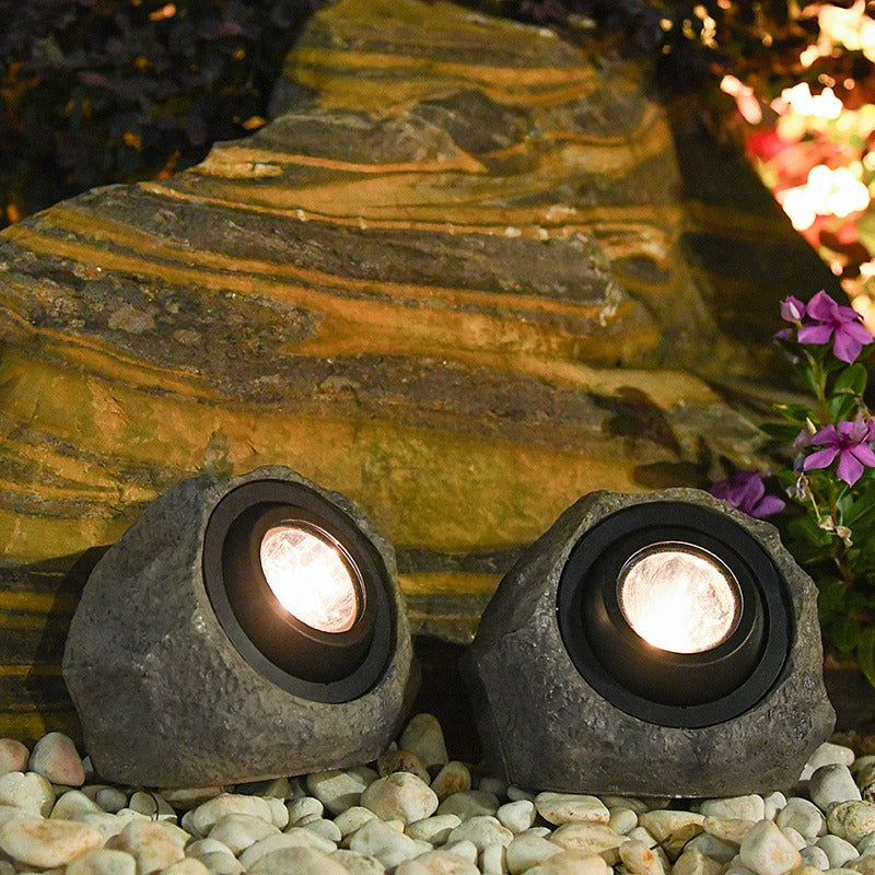 Solar Stone Lamps