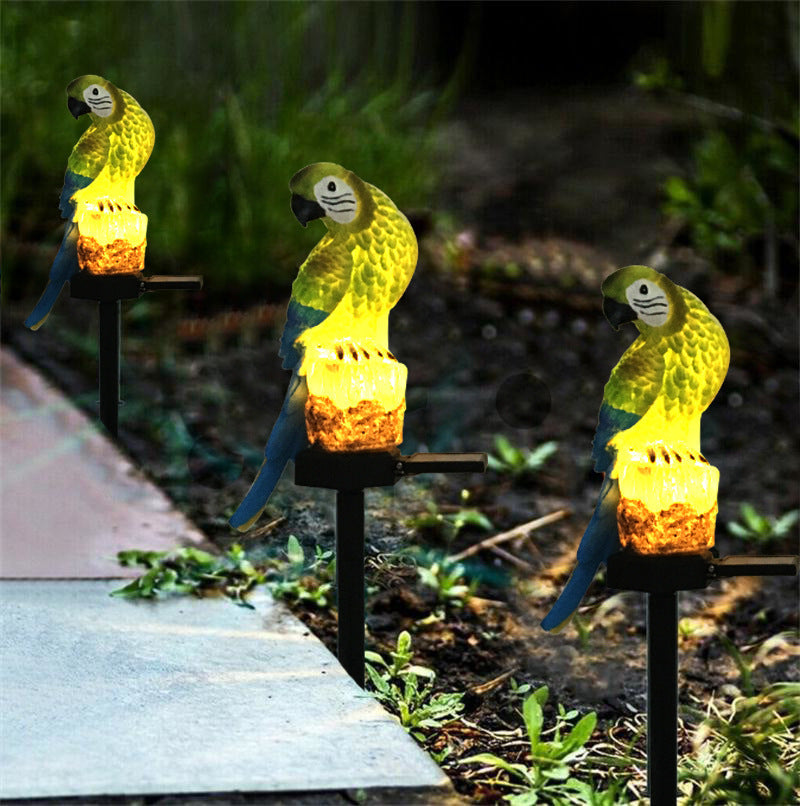 Solar Parrot Floor Lamp