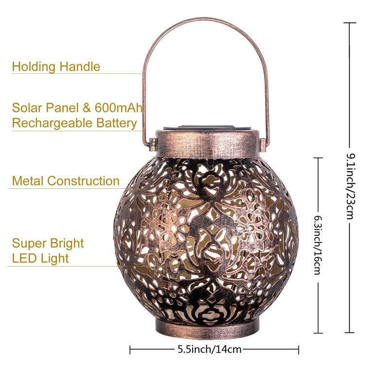 Iron Hollow Solar Lamp