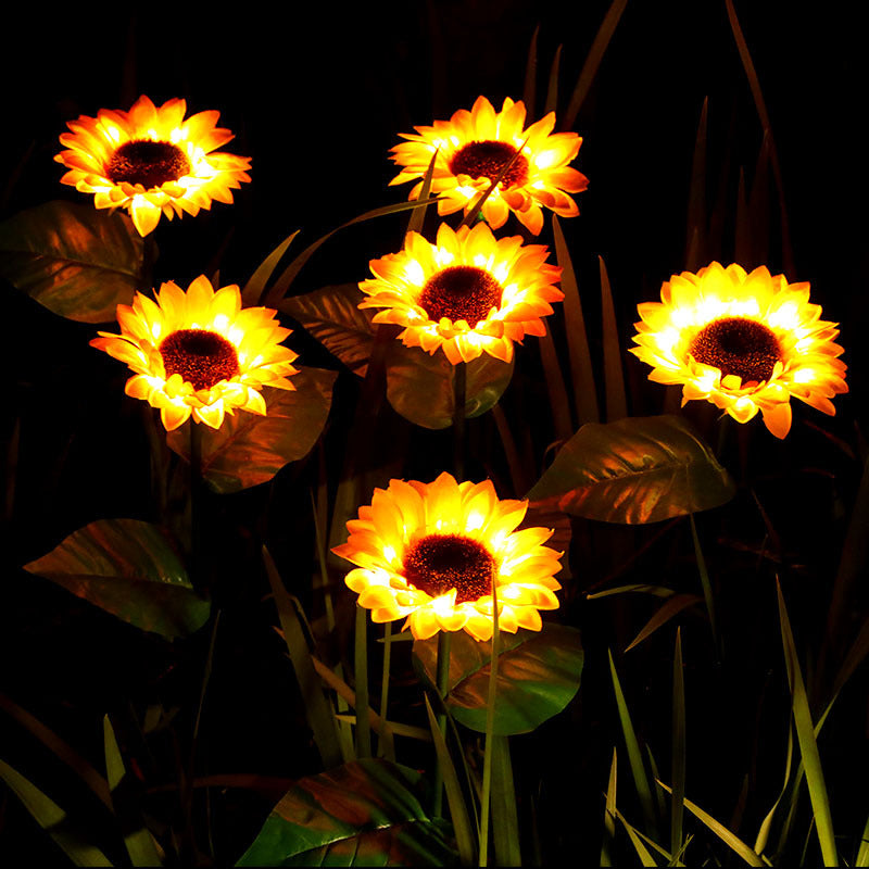 Sunflower lamp