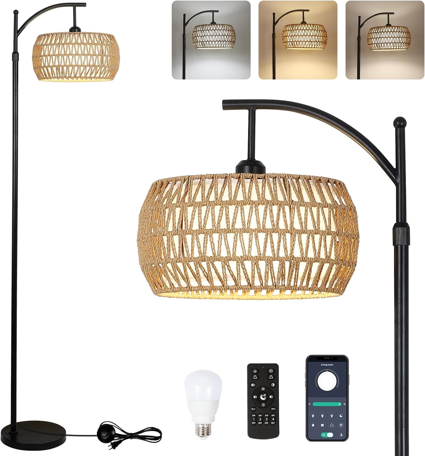 Arc Floor Lamp round shaped