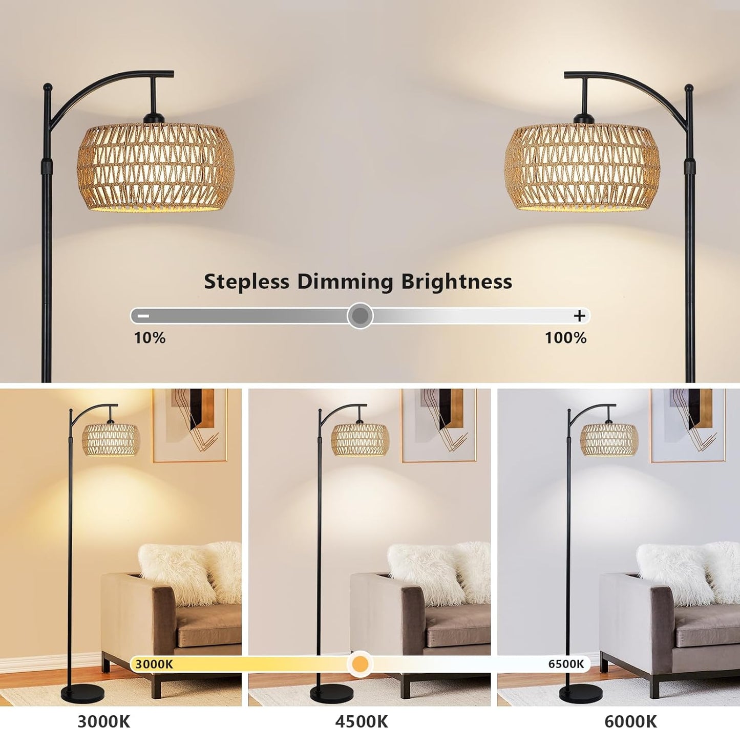 Arc Floor Lamp round shaped