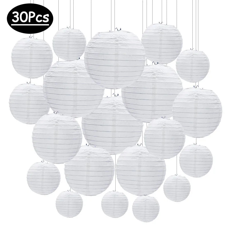 White Paper Lanterns