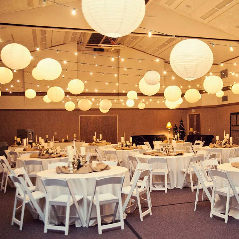 White Paper Lanterns
