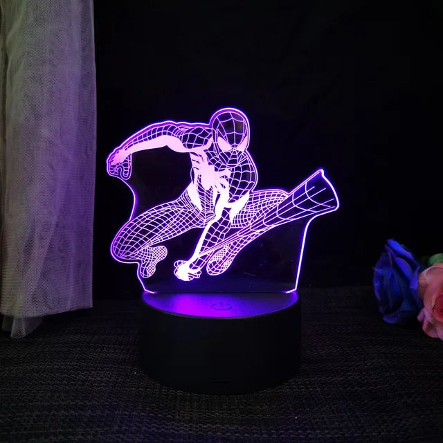 Spiderman 3D Night Light