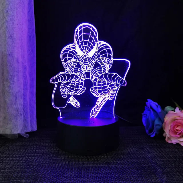 Spiderman 3D Night Light