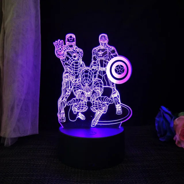 Spiderman 3D Night Light