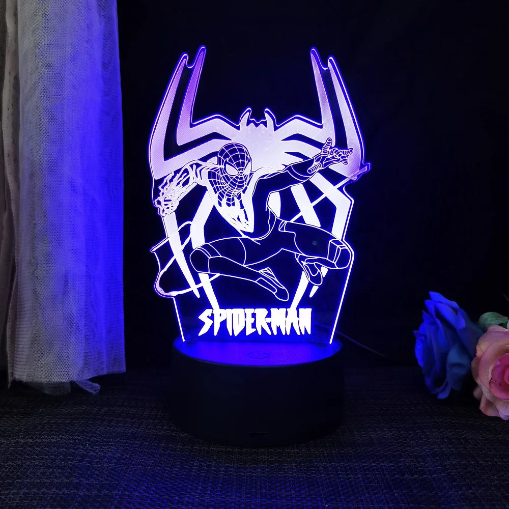 Spiderman 3D Night Light