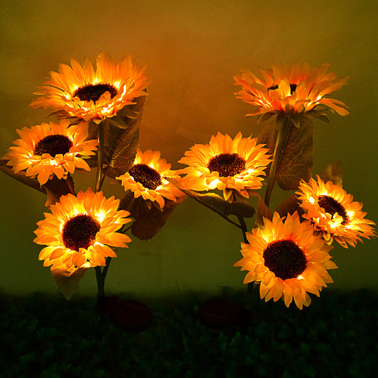 Sunflower lamp