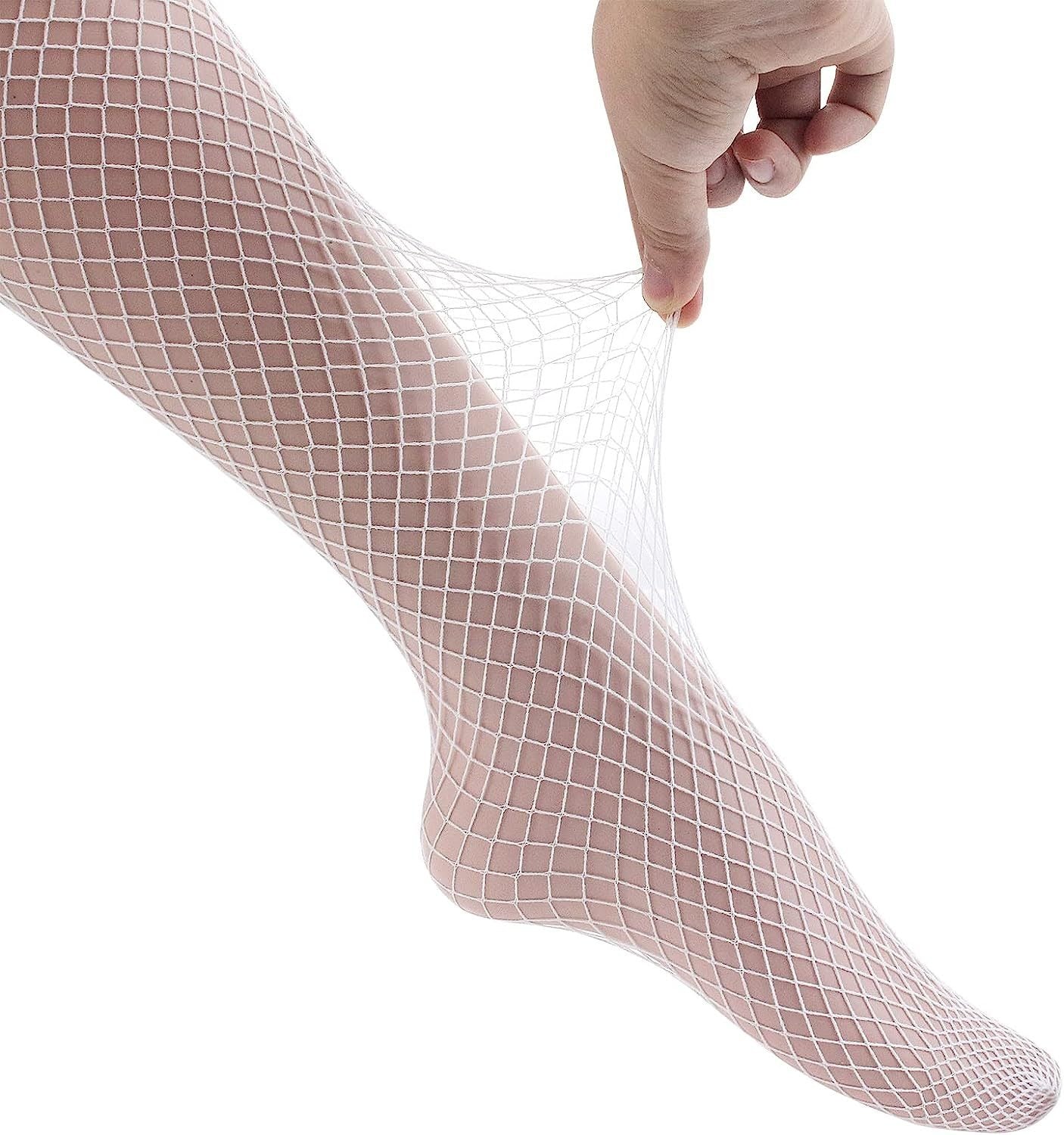 Nightglow fishnet stockings