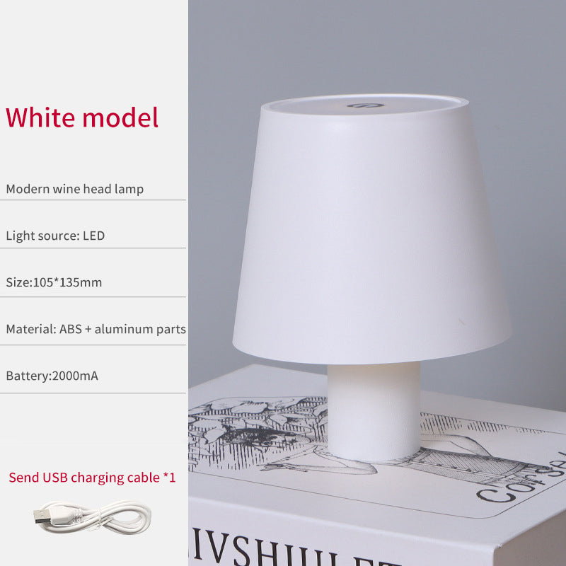 Mushroom Wine Bottle Table Lamp