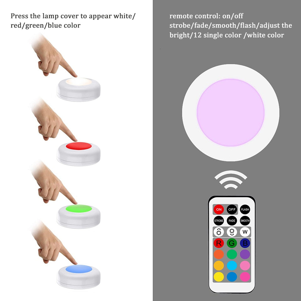 Wireless RGB Dimmable Lights