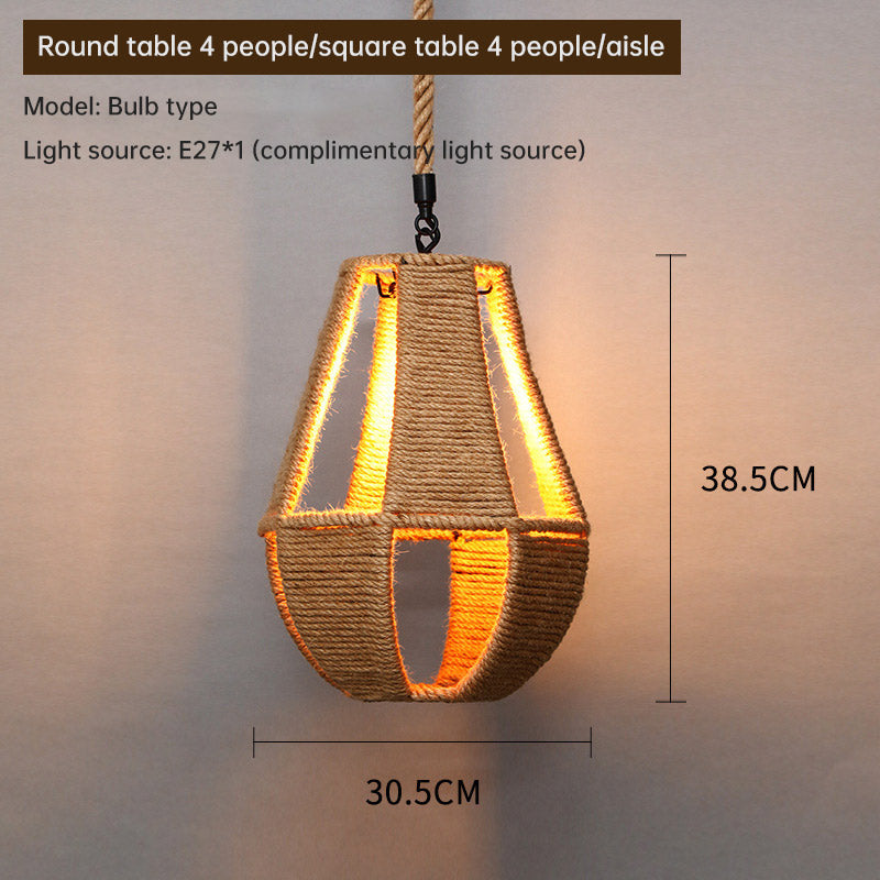 Hemp Rope Chandelier