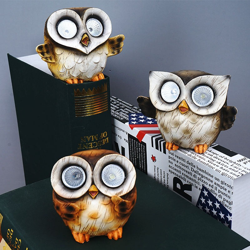 Owl solar lamp
