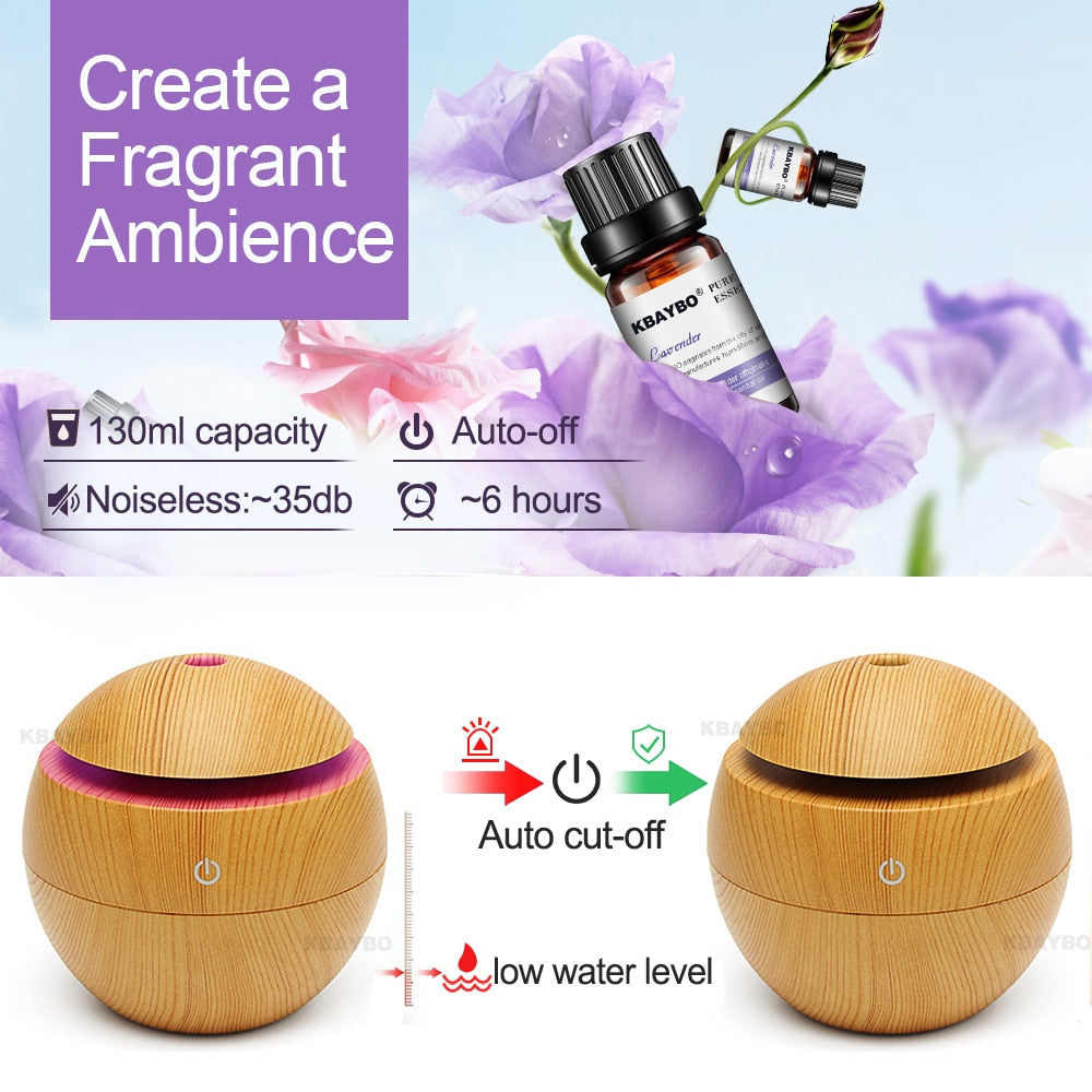 Aromatherapy Essential Oil Diffuser Night light