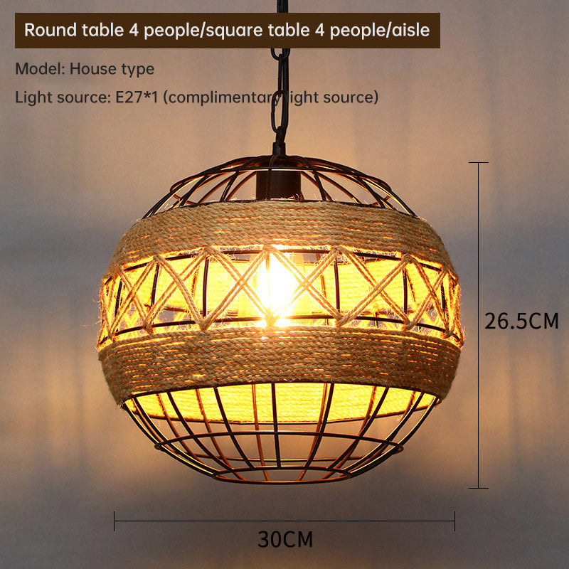 Hemp Rope Chandelier