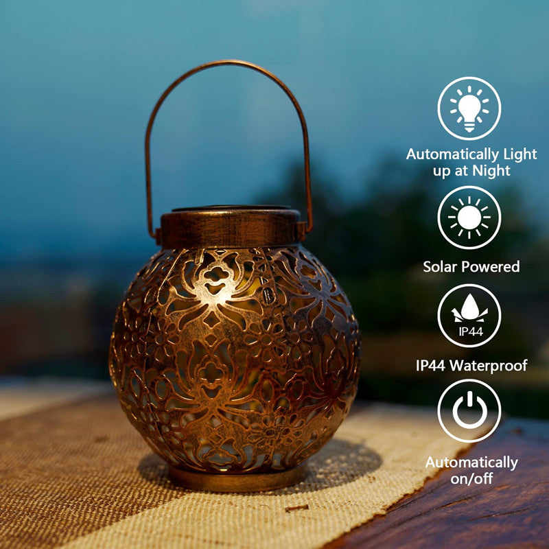 Iron Hollow Solar Lamp