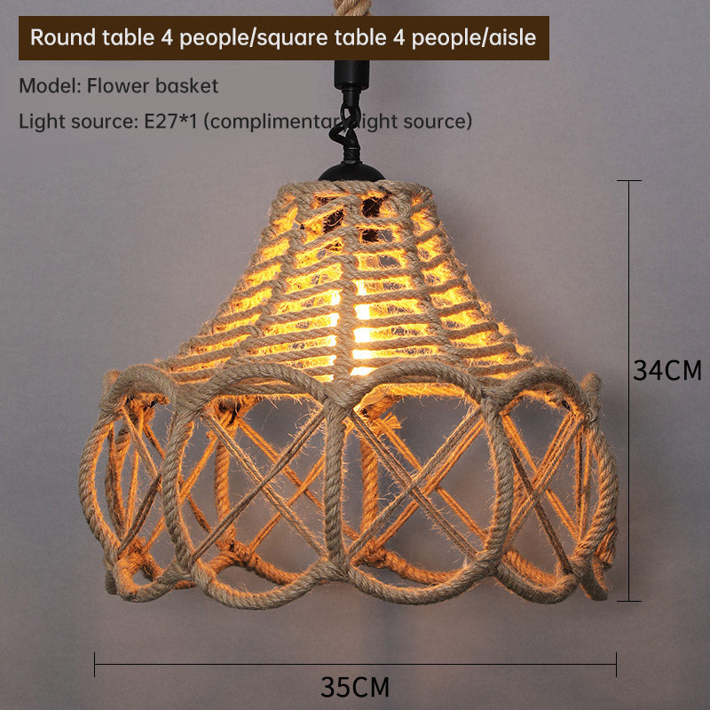Hemp Rope Chandelier
