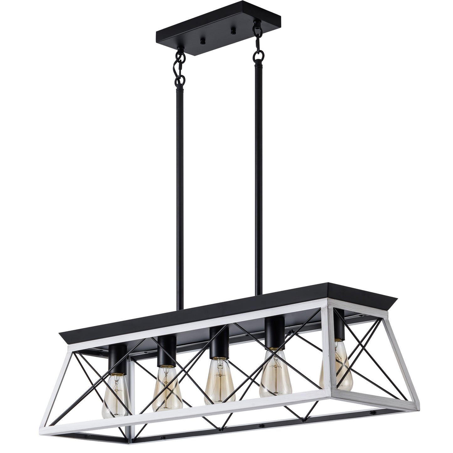 5-Light Farmhouse Chandeliers