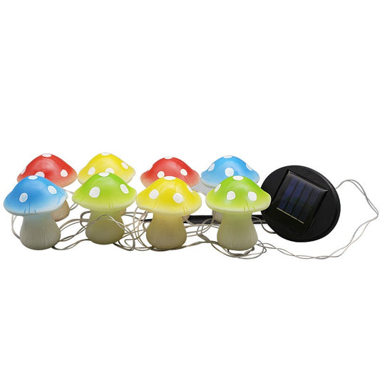 Mushroom string solar lamp
