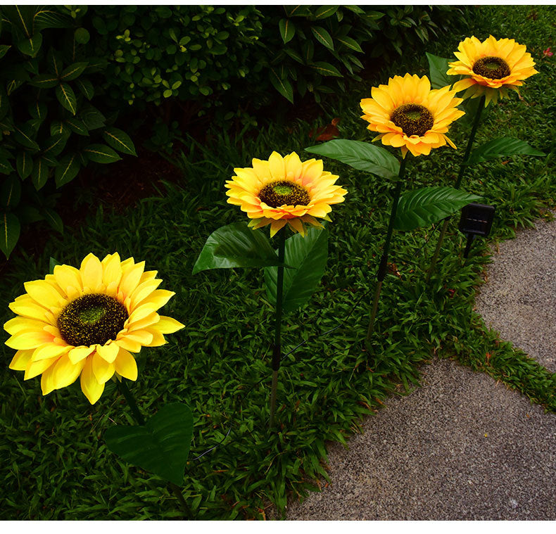 Sunflower lamp