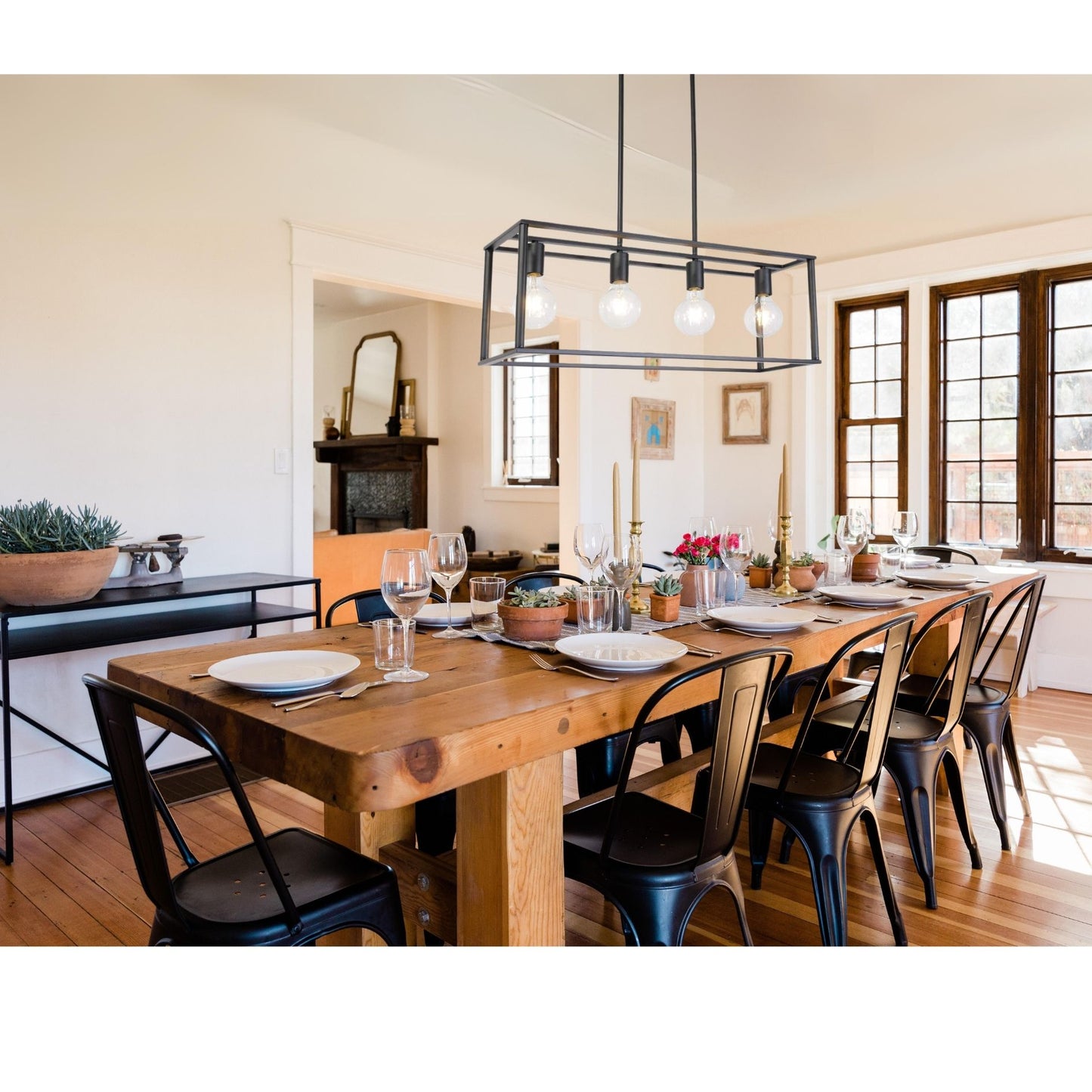 4 Light Modern Chandeliers
