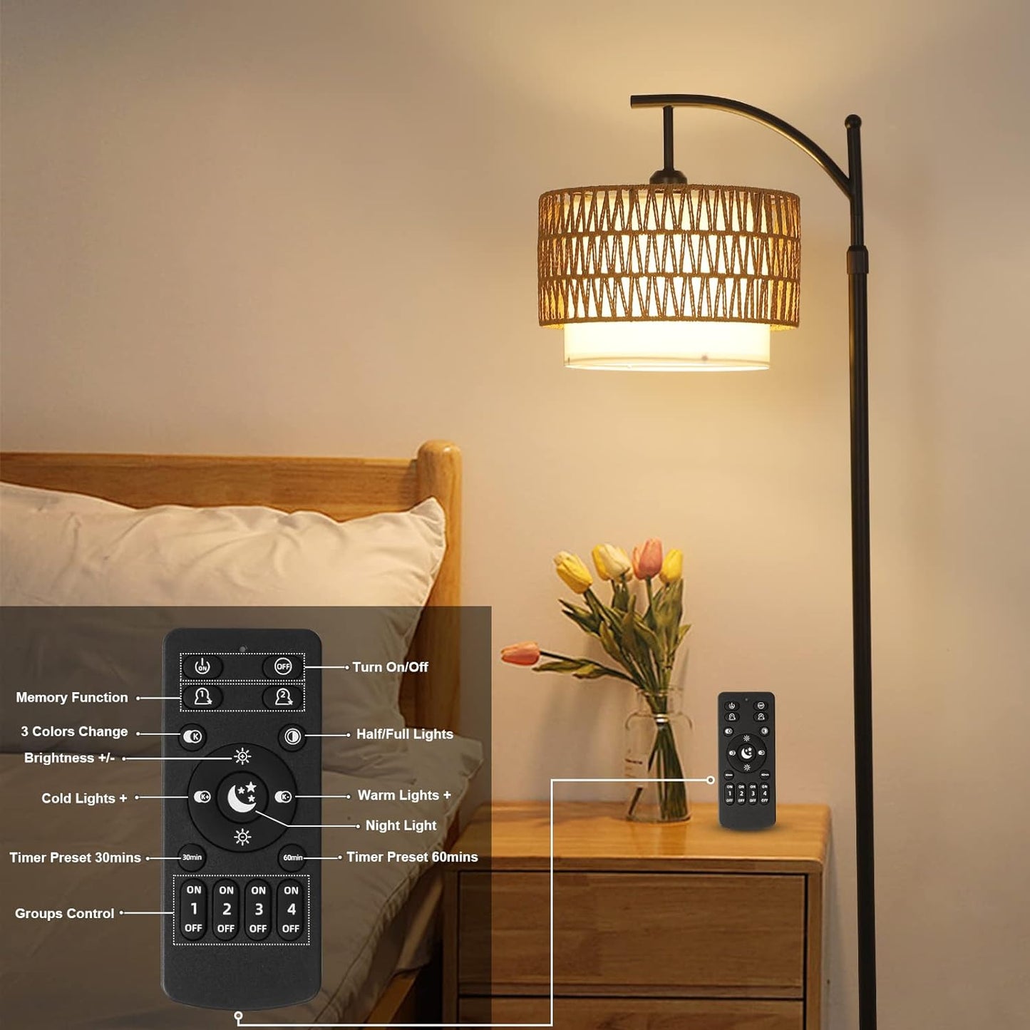 Arc Floor Lamp straight shaped