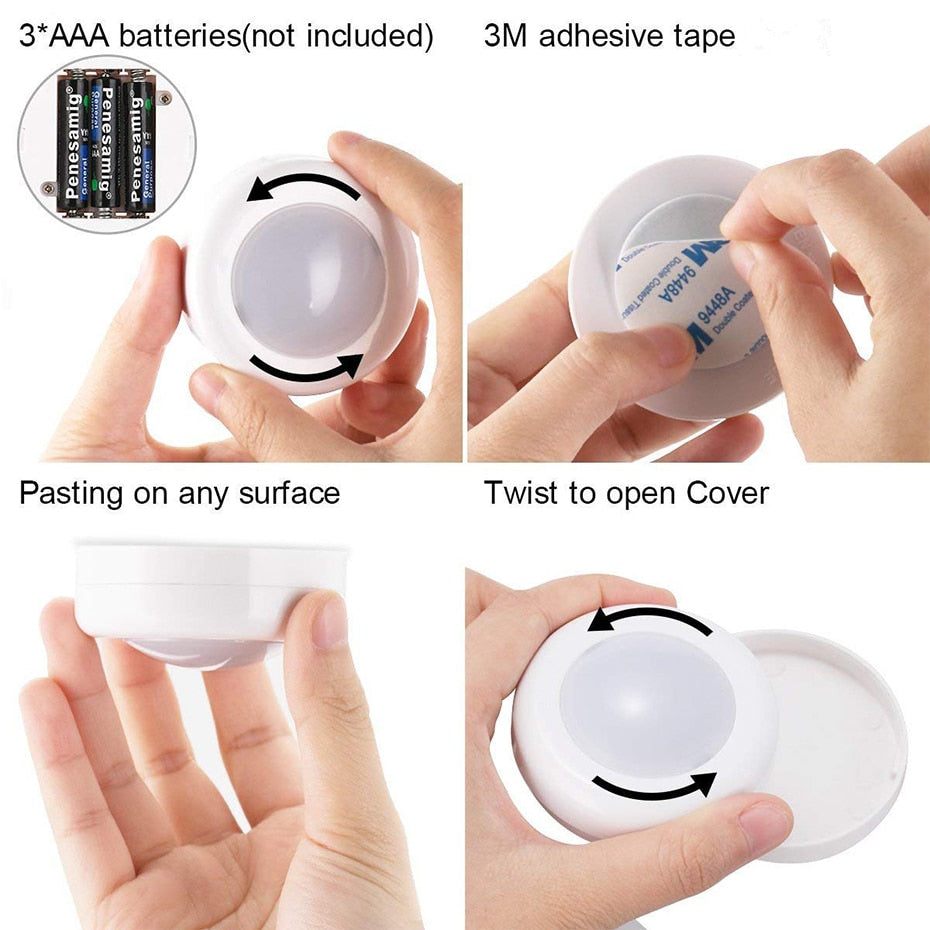 Wireless RGB Dimmable Lights