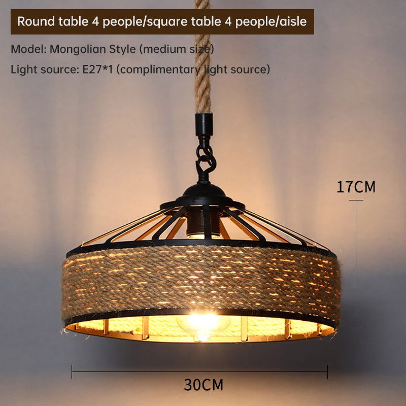 Hemp Rope Chandelier