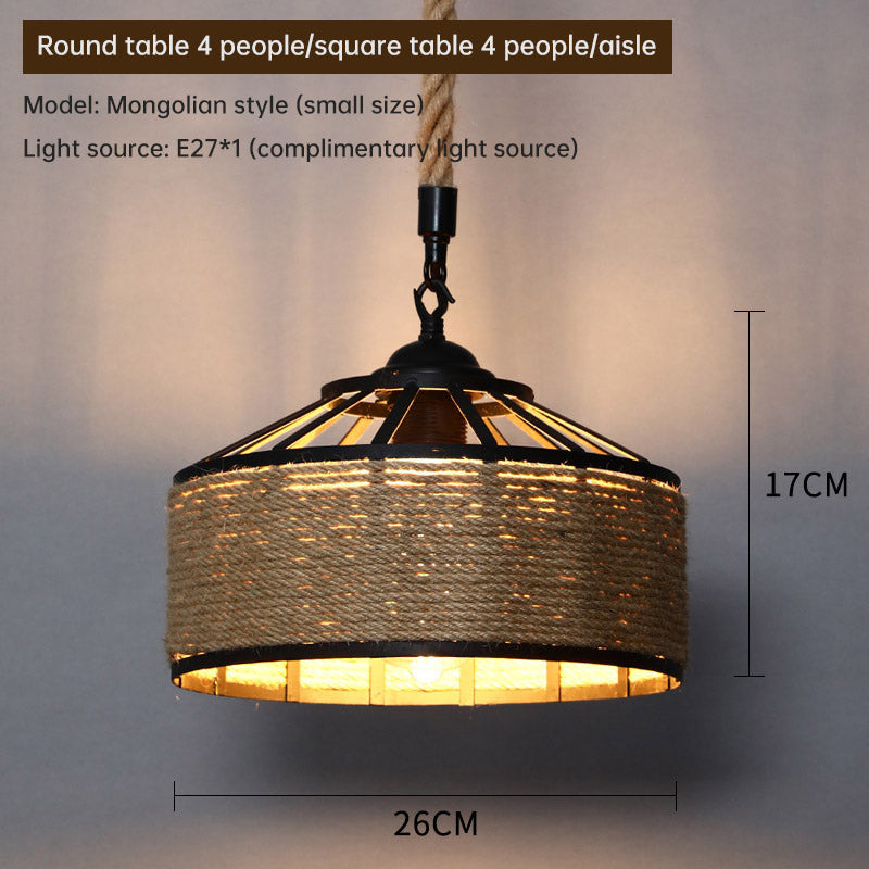 Hemp Rope Chandelier