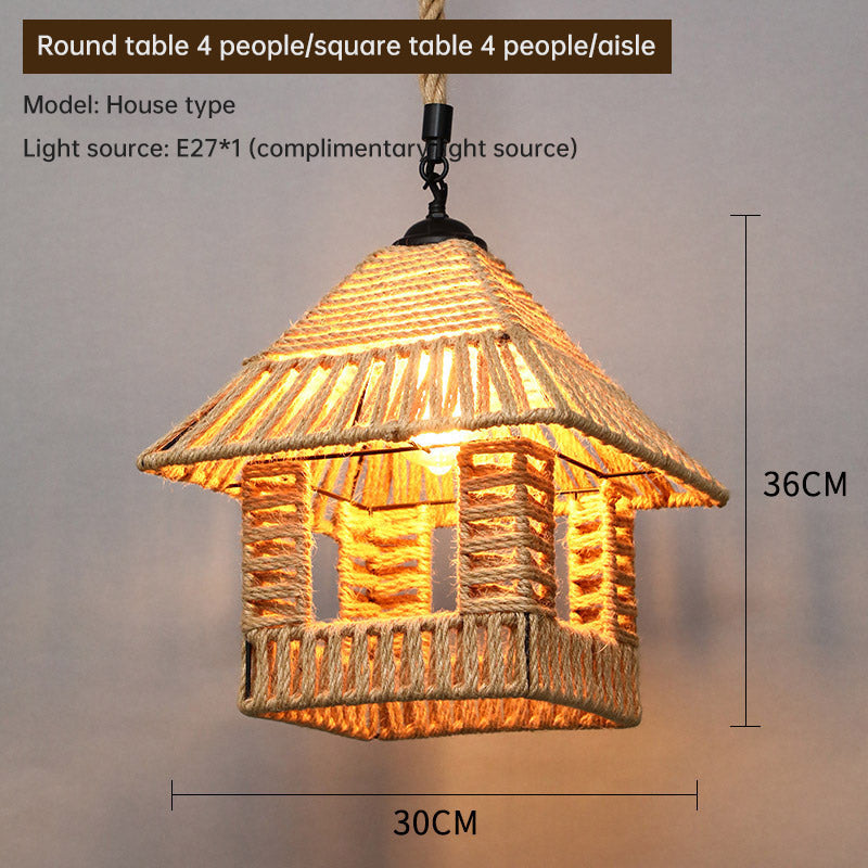 Hemp Rope Chandelier