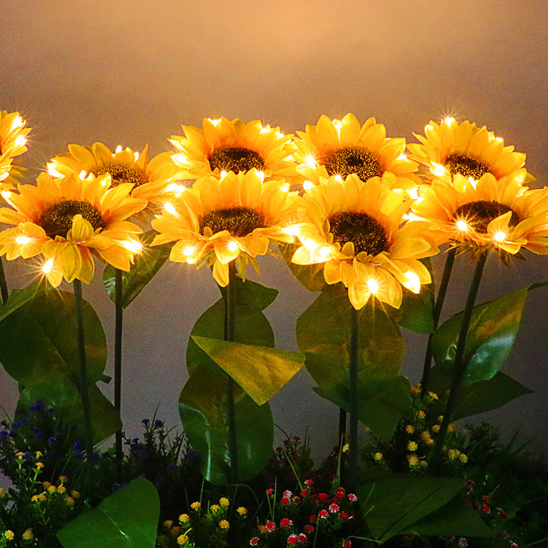 Sunflower lamp