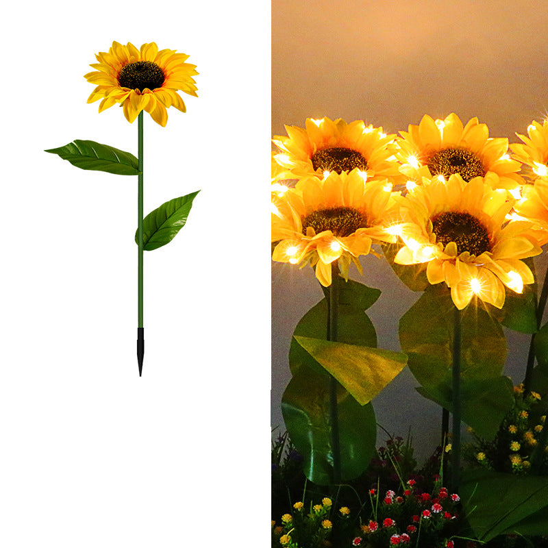 Sunflower lamp