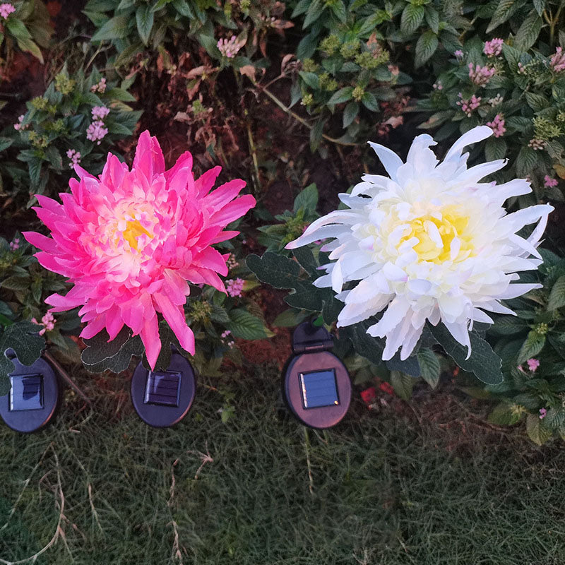 Solar Chrysanthemum Garden Lamp