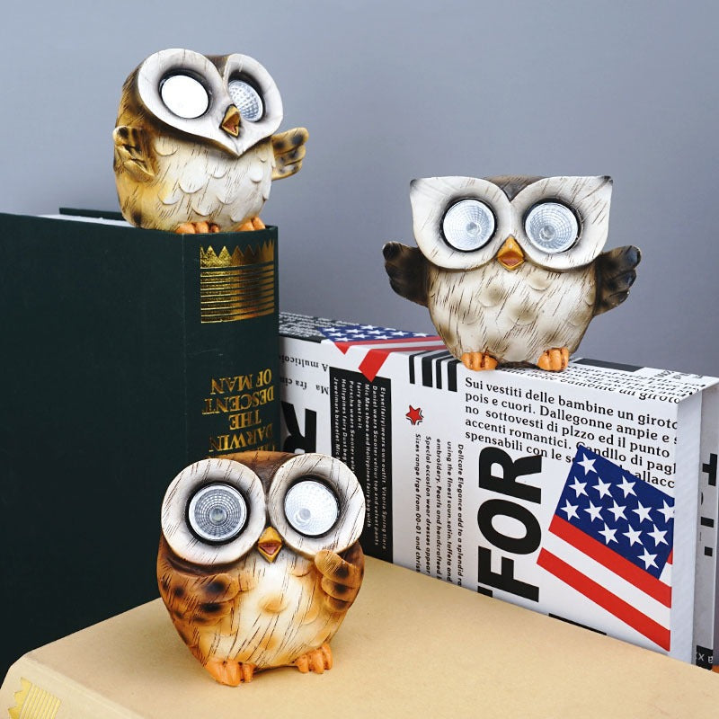Owl solar lamp