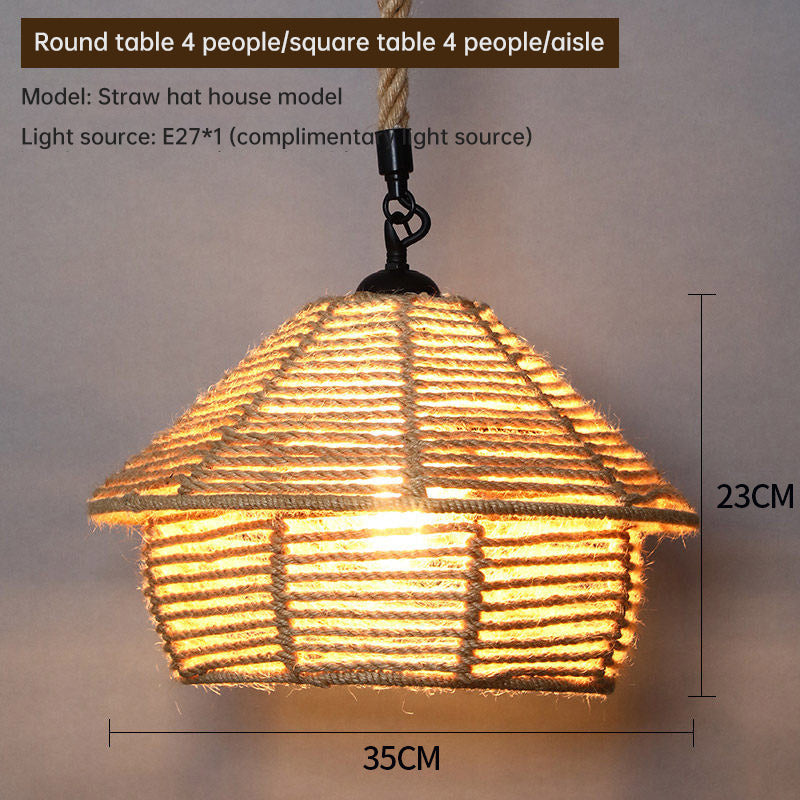 Hemp Rope Chandelier