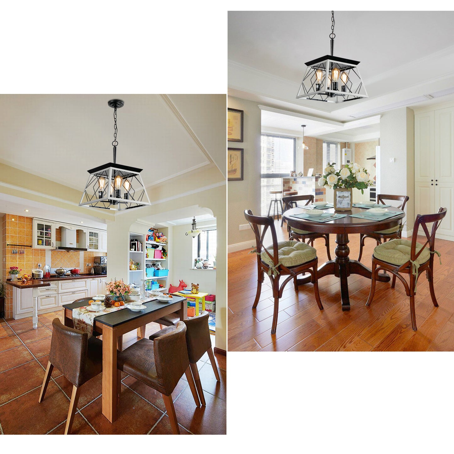 4-Light Farmhouse Chandeliers
