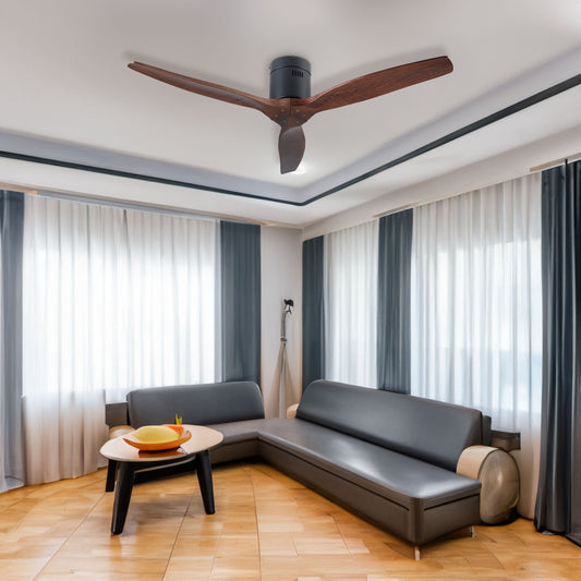 Rustic Ceiling Fan without light