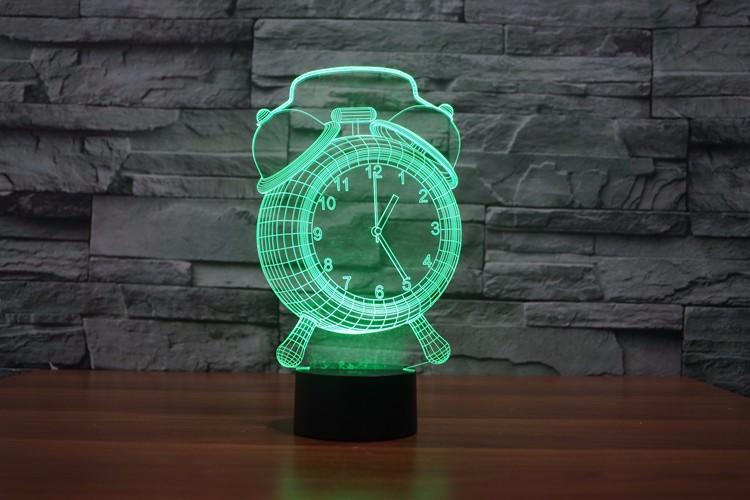 3D Visual Alarm Clock LED